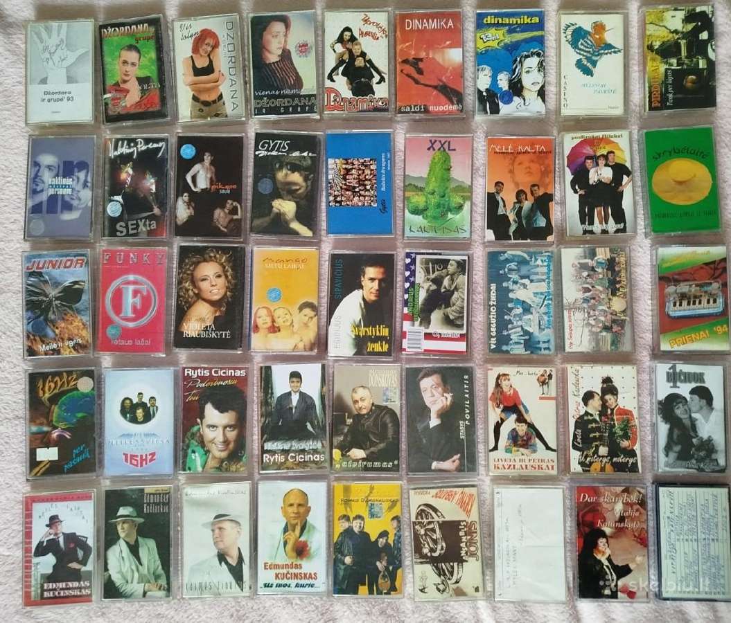 Kasetės su leituviška muzika