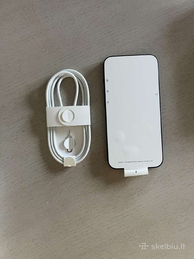 Visiškai naujas Apple iPhone 16e, juodas, 128 GB
