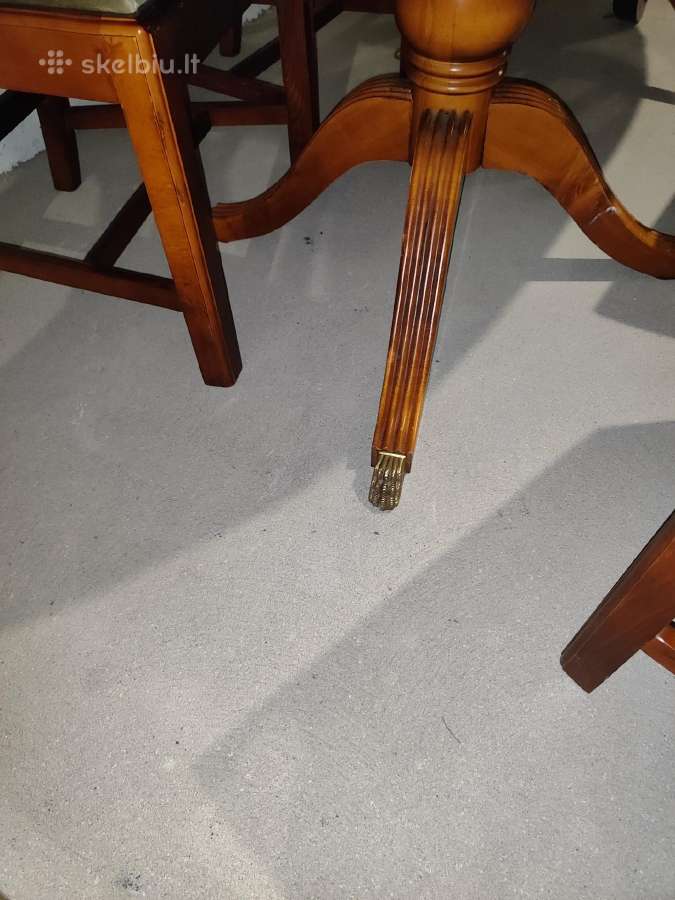 Prabangus Chippendale stliaus valgomojo komplektas - nuotraukos Nr. 7
