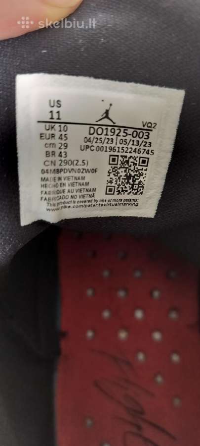 Nike Jordan Jumpman Two Trey sportbačiai.dydis 45.