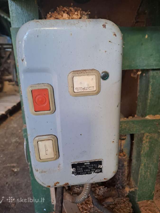 Medžio obliavimo pjovimo staklės, 4kw, 380v, 26 cm - nuotraukos Nr. 9