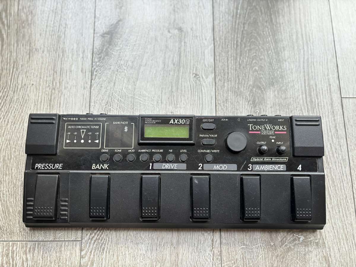 Korg Ax30g gitaros multi efektų procesorius