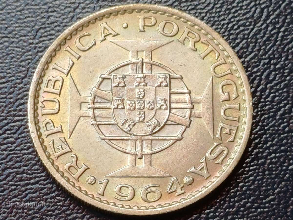 10 eskudų 1964m. Timoras sidabras unc. - nuotraukos Nr. 2