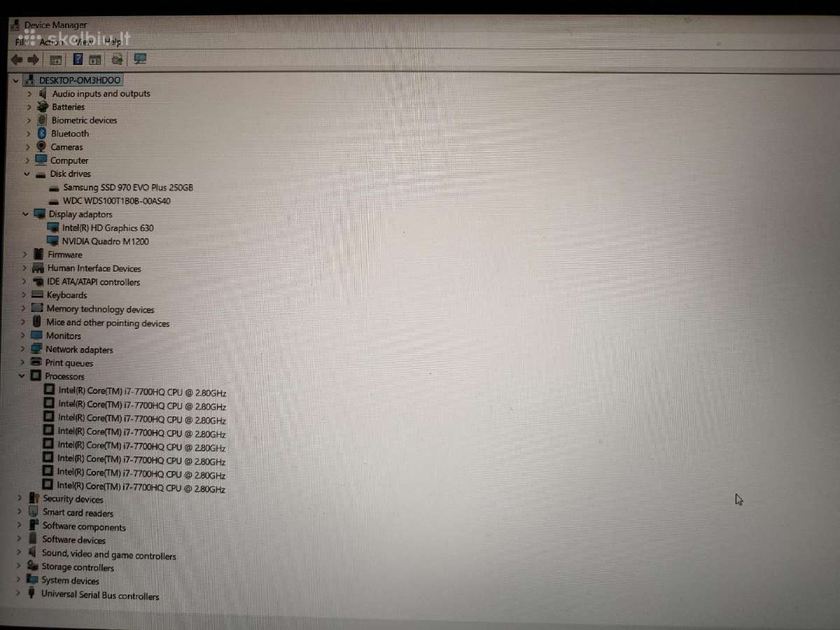 Lenovo Thinkpad P51 40 GB RAM 1.25 TB SSD - nuotraukos Nr. 6