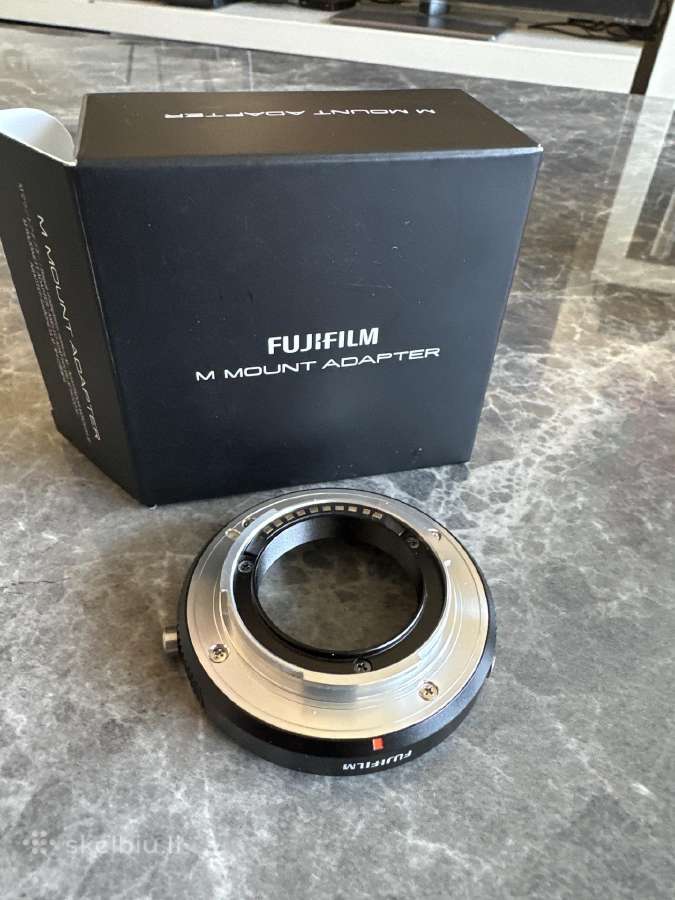 M Mount adapteris Fuji X mount