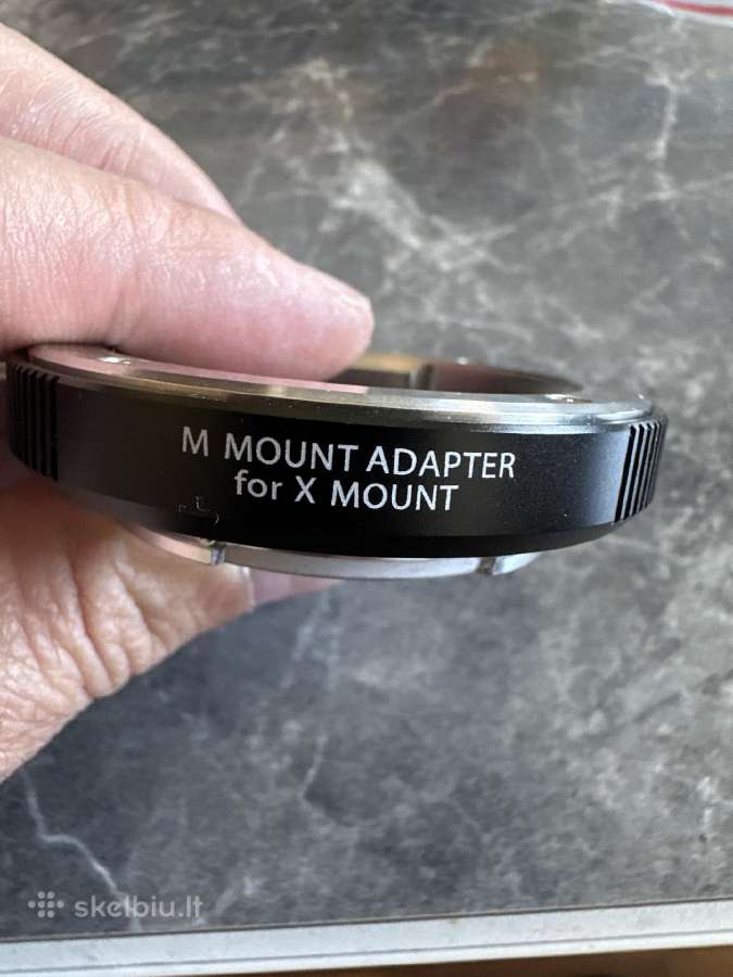 M Mount adapteris Fuji X mount - nuotraukos Nr. 4