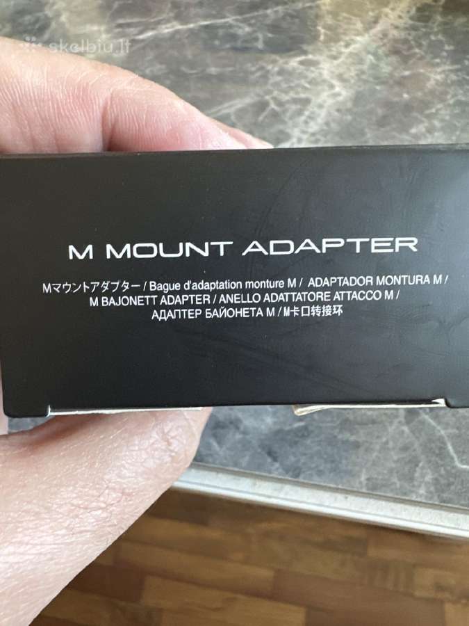 M Mount adapteris Fuji X mount - nuotraukos Nr. 6