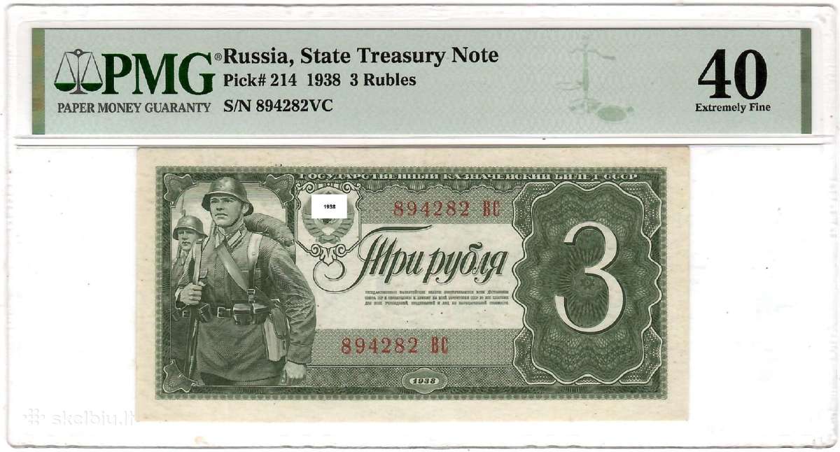 TSRS 1938 metu banknotai