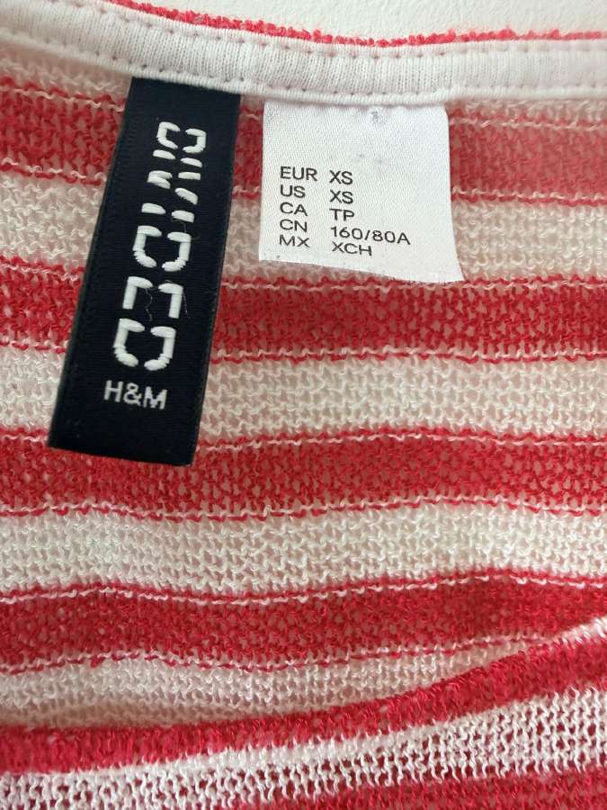 Kokybiški H&m moteriški vasariniai megzti marškinė - nuotraukos Nr. 5