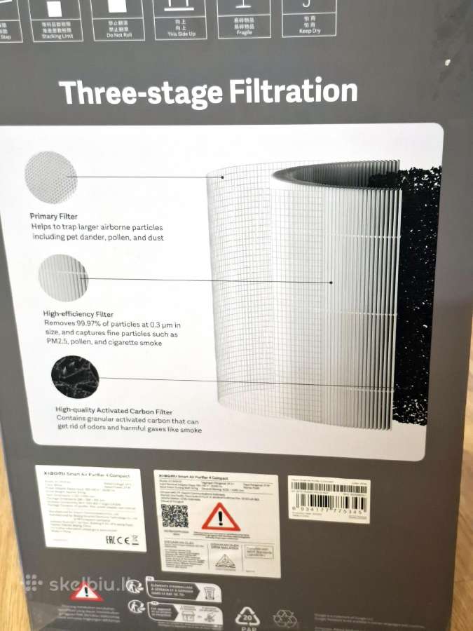 Oro valytuvas Xiaomi Smart Air Purifier 4 Compact - nuotraukos Nr. 14