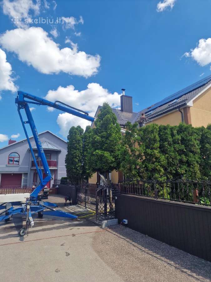 Akluninio keltuvo nuoma 17 metru darbinis