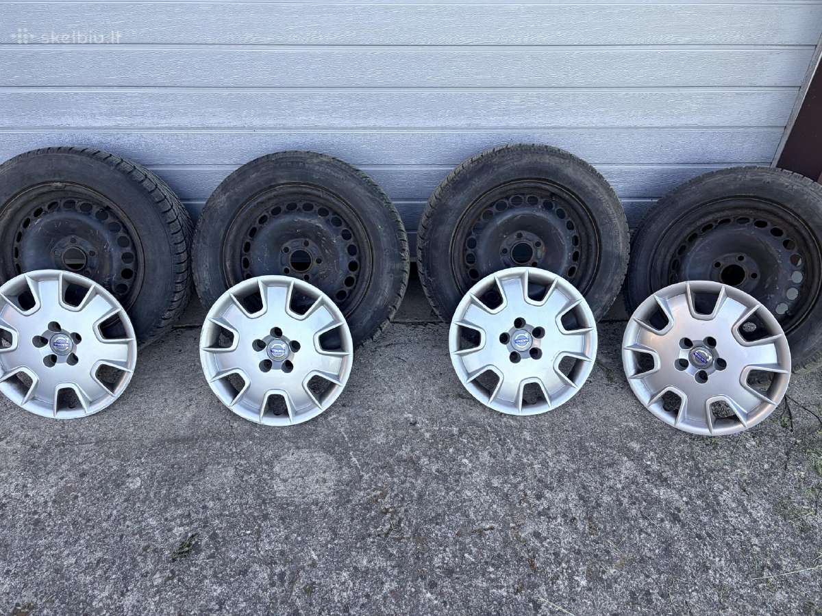 Volvo žieminiai ratai su padangomis R16