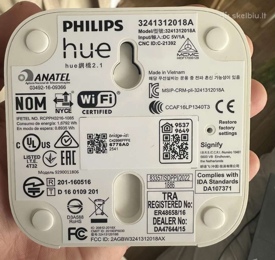 Philips Hue Bridge - nuotraukos Nr. 2