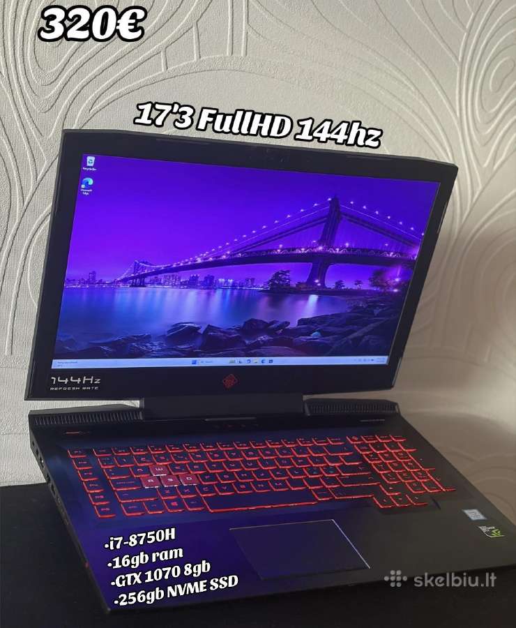Biudžetiniai laptopai 35-320 eur