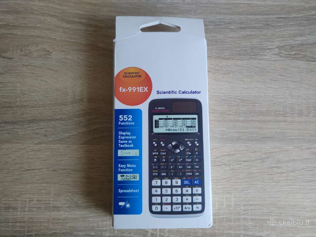Skaičiuotuvas fx-991ex