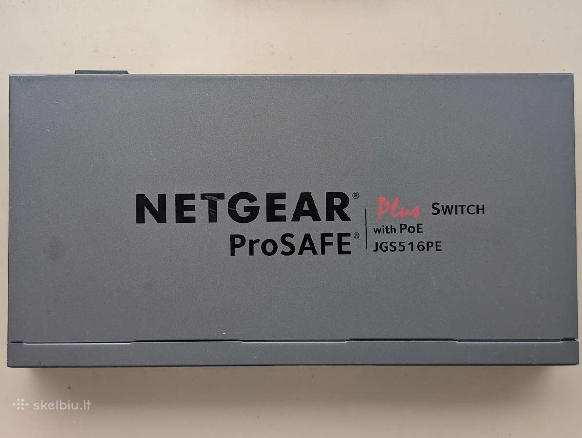 Netgear Prosafe Jgs516pe 16 Ports Switch Poe - nuotraukos Nr. 2