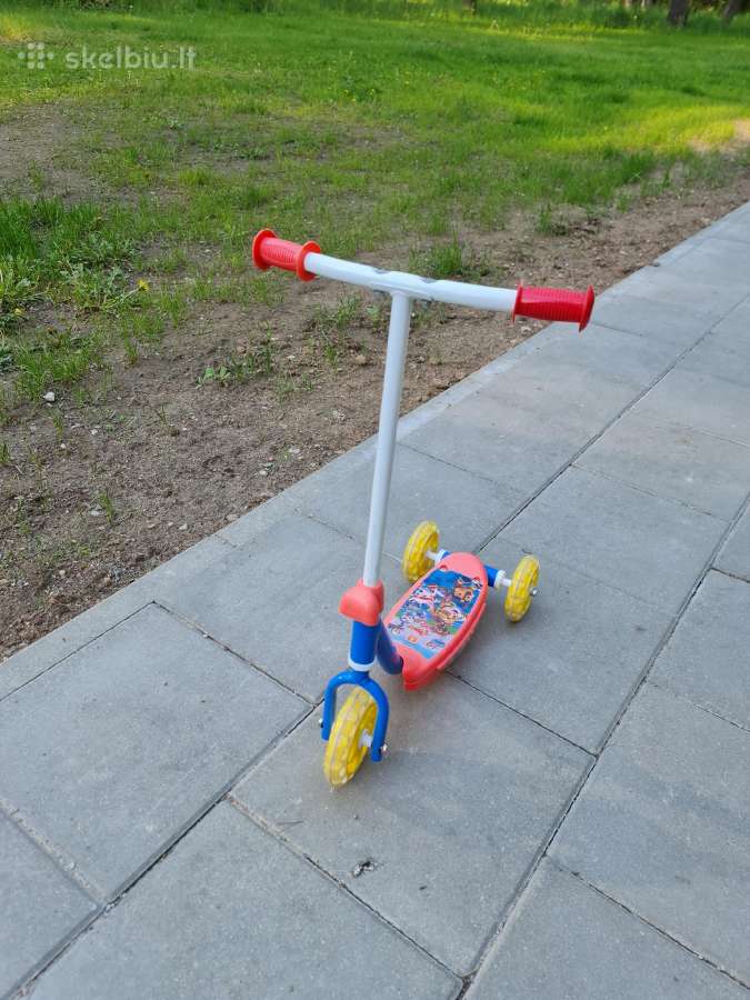 Paspirtukas šunyčiai patruliai. Mokymuisi vairuoti