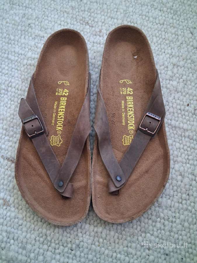 Birkenstock odinės šlepetės