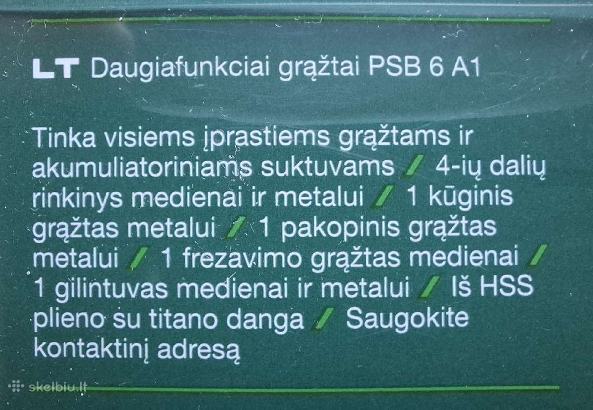 Daugiafunkciniai grąžtai - nuotraukos Nr. 3