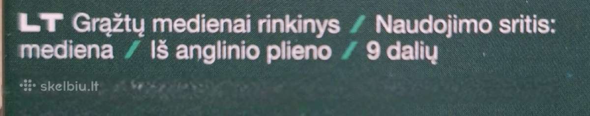 Grąžtų medienai rinkinys - nuotraukos Nr. 2