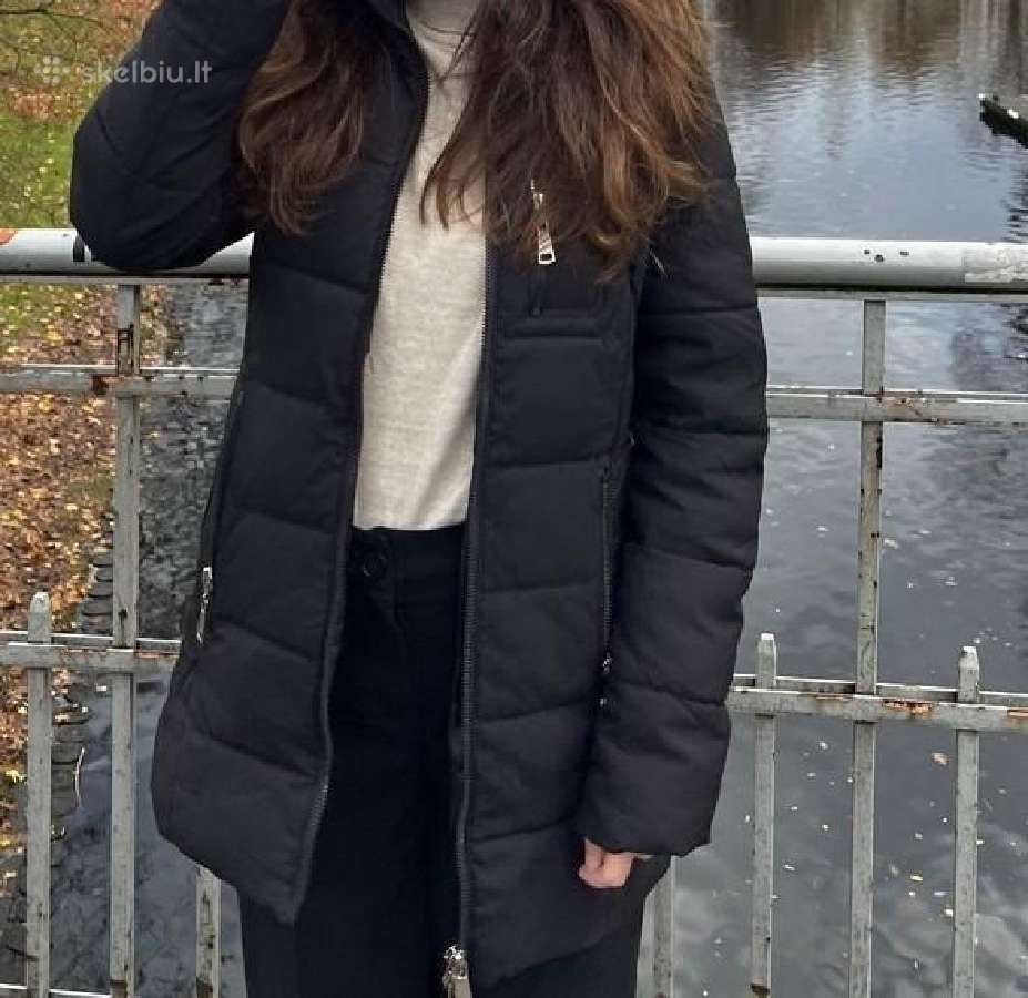 Labai šilta midi ilgio „puffer“ striukė
