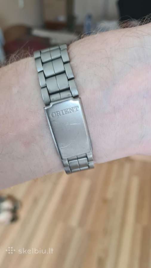 Orient Titanium Chronograph Alarm 42mm su dėžute - nuotraukos Nr. 11