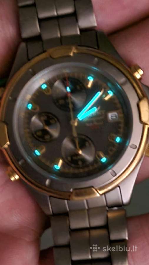 Orient Titanium Chronograph Alarm 42mm su dėžute - nuotraukos Nr. 13
