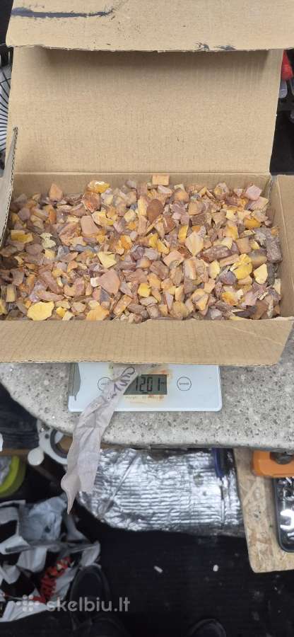 Parduodu gintarą, įvairaus dydžio,svorio. 0.50€/g - nuotraukos Nr. 5