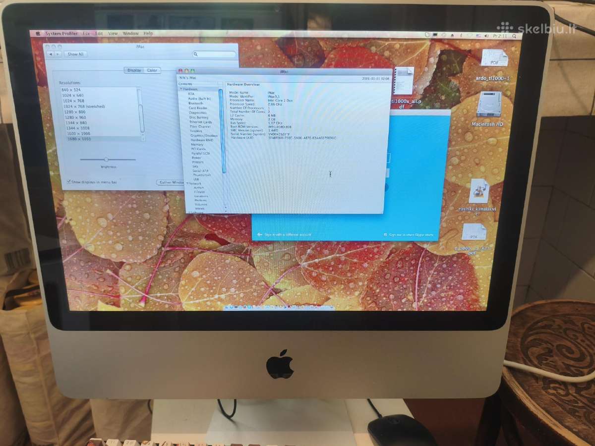 iMac 2009 m. 20"