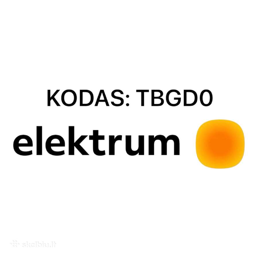 Elektrum Nuolaidos Kodas - Tbgd0