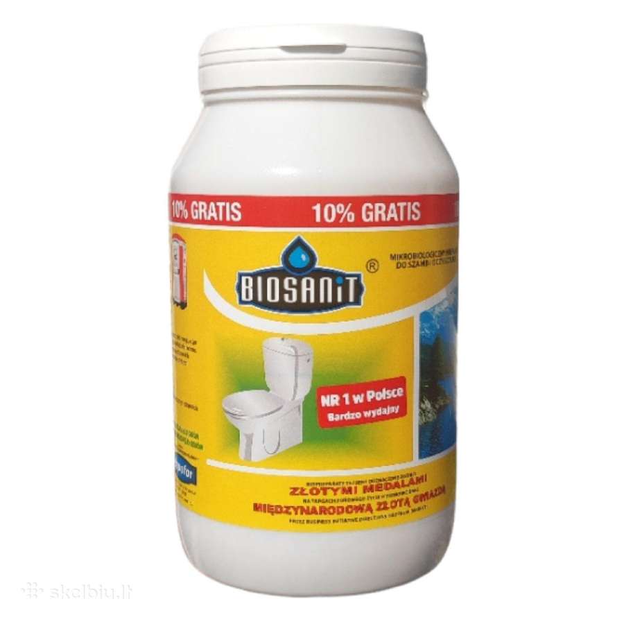 Biosanit bakterijos nuotekoms 500g/1100g - nuotraukos Nr. 4