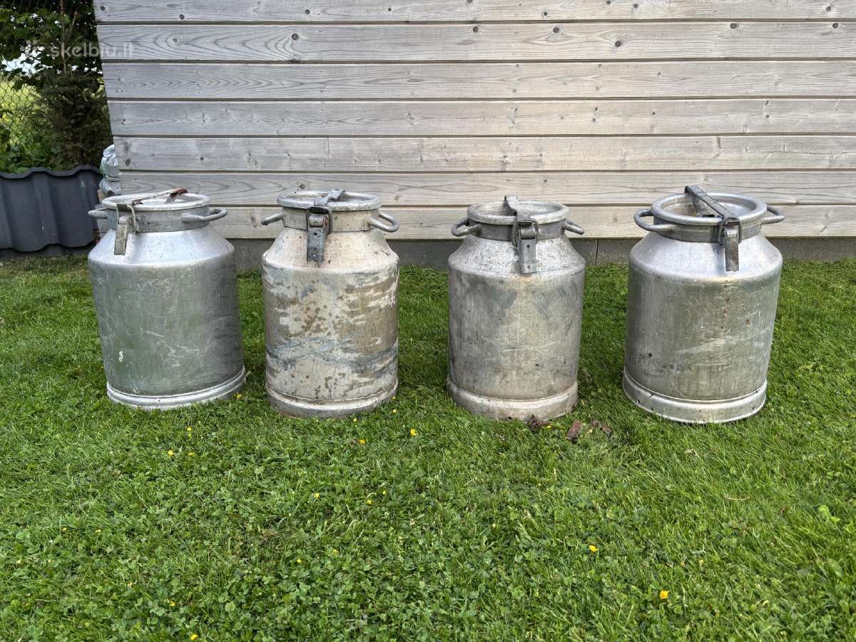Aliuminis bidonas 40l