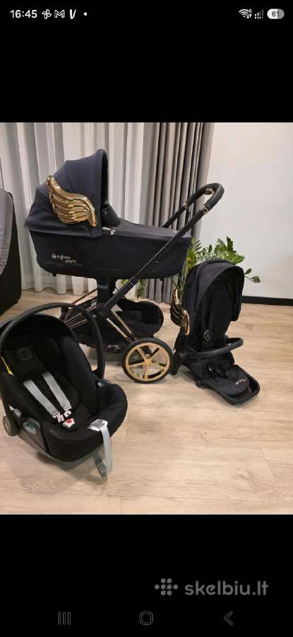 Parduodamas Cybex Priam Jeremy Scott Wings vežimas