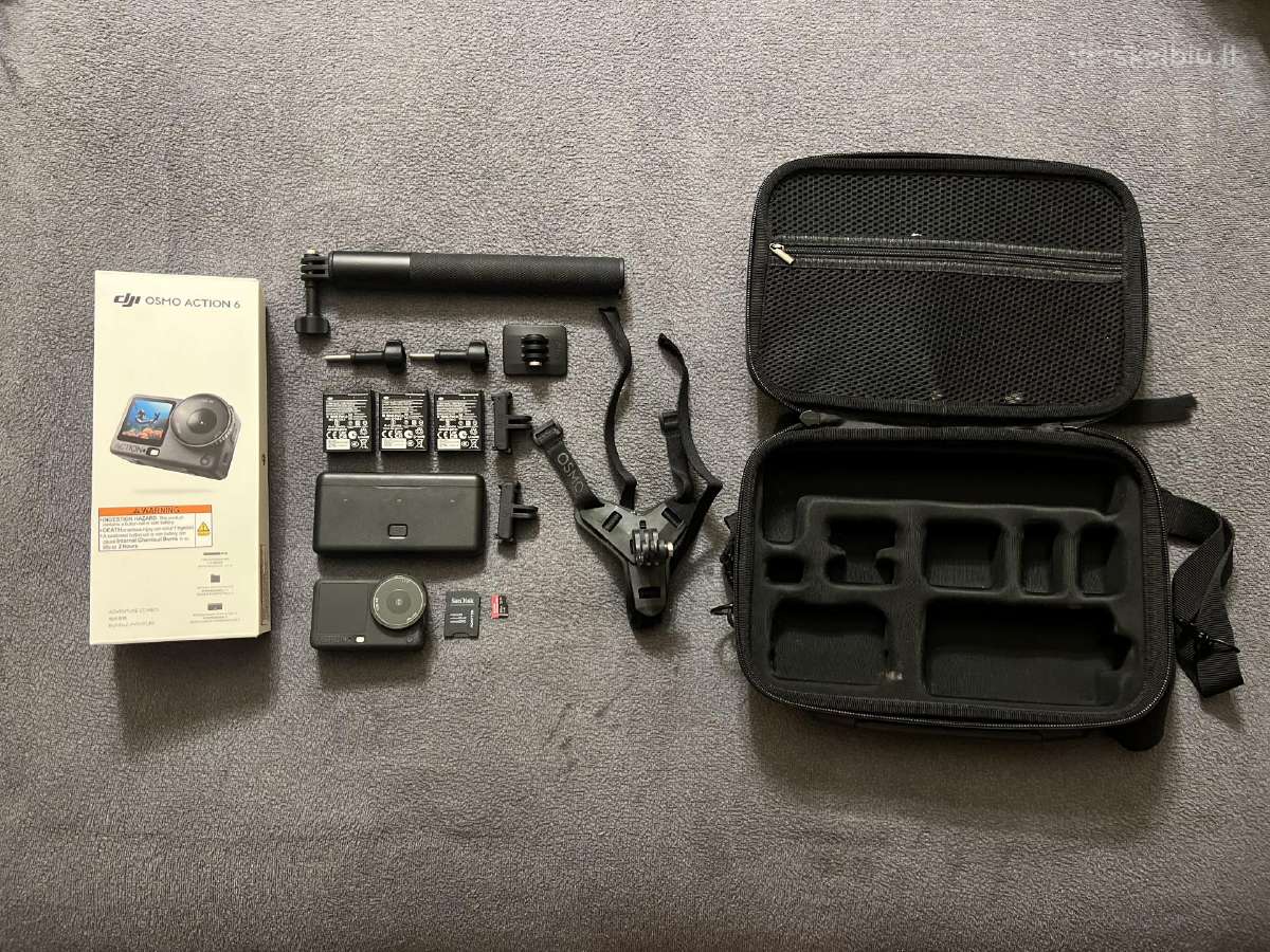 Dji Osmo Action 6 Adventure Combo + 512gb + Dji Ca