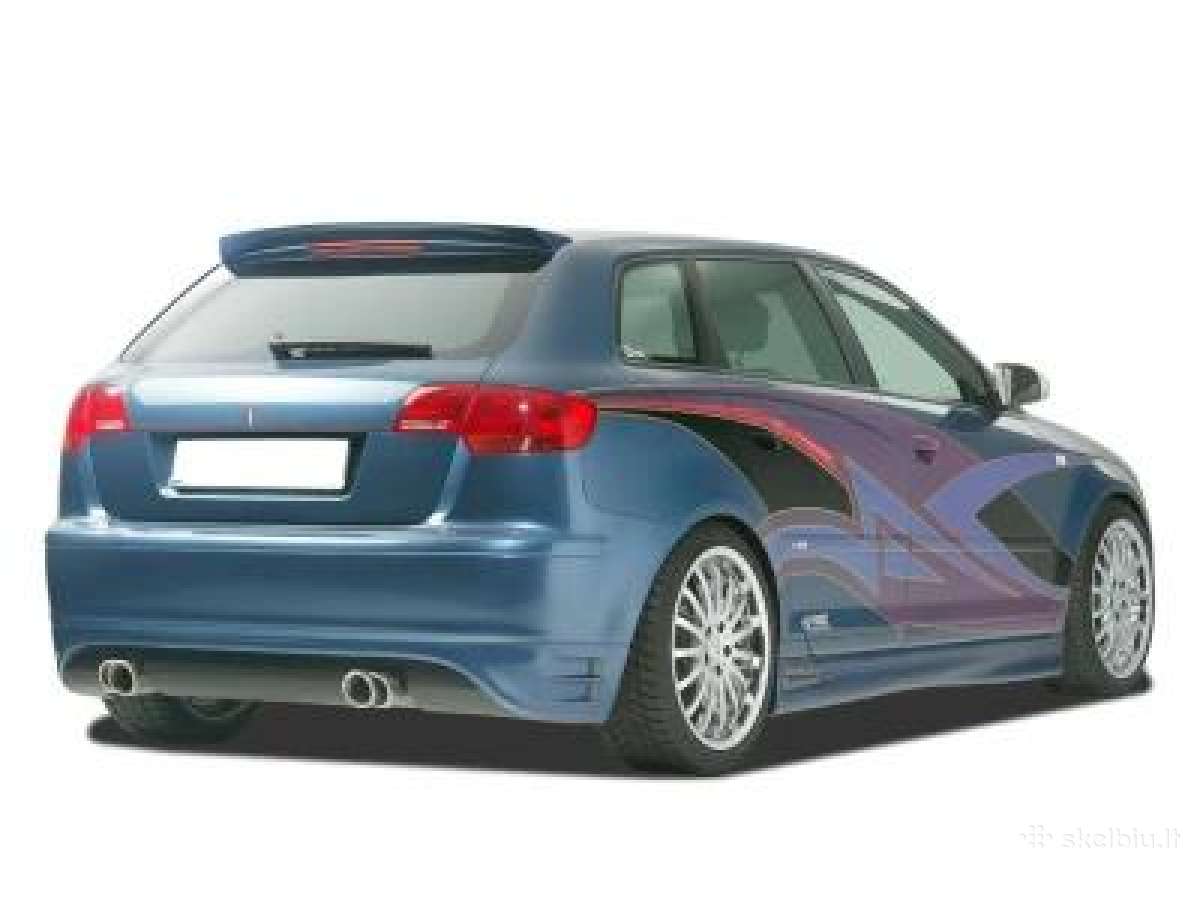 Audi A3 8pa slenksčių apdaila (side skirts)
