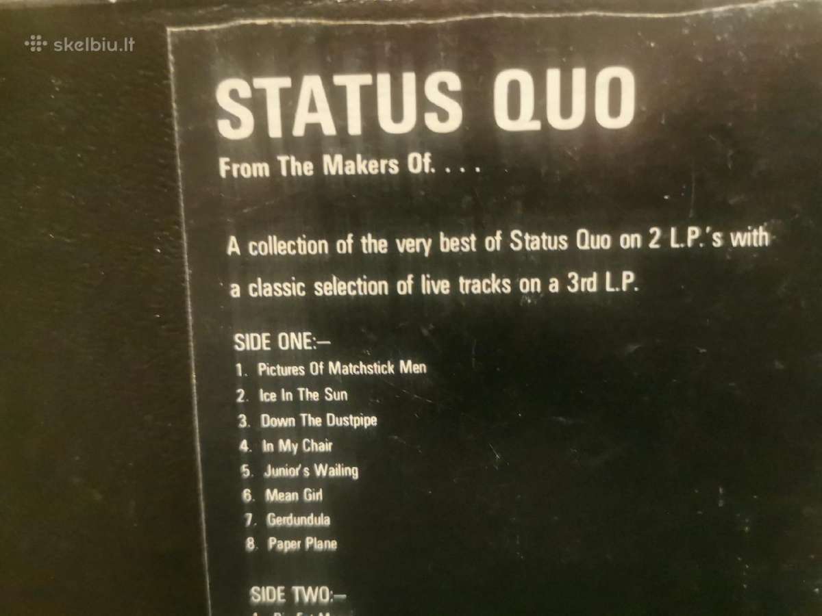 Plokštelė - Status Quo "From The Makers Of. " 3lp - nuotraukos Nr. 7