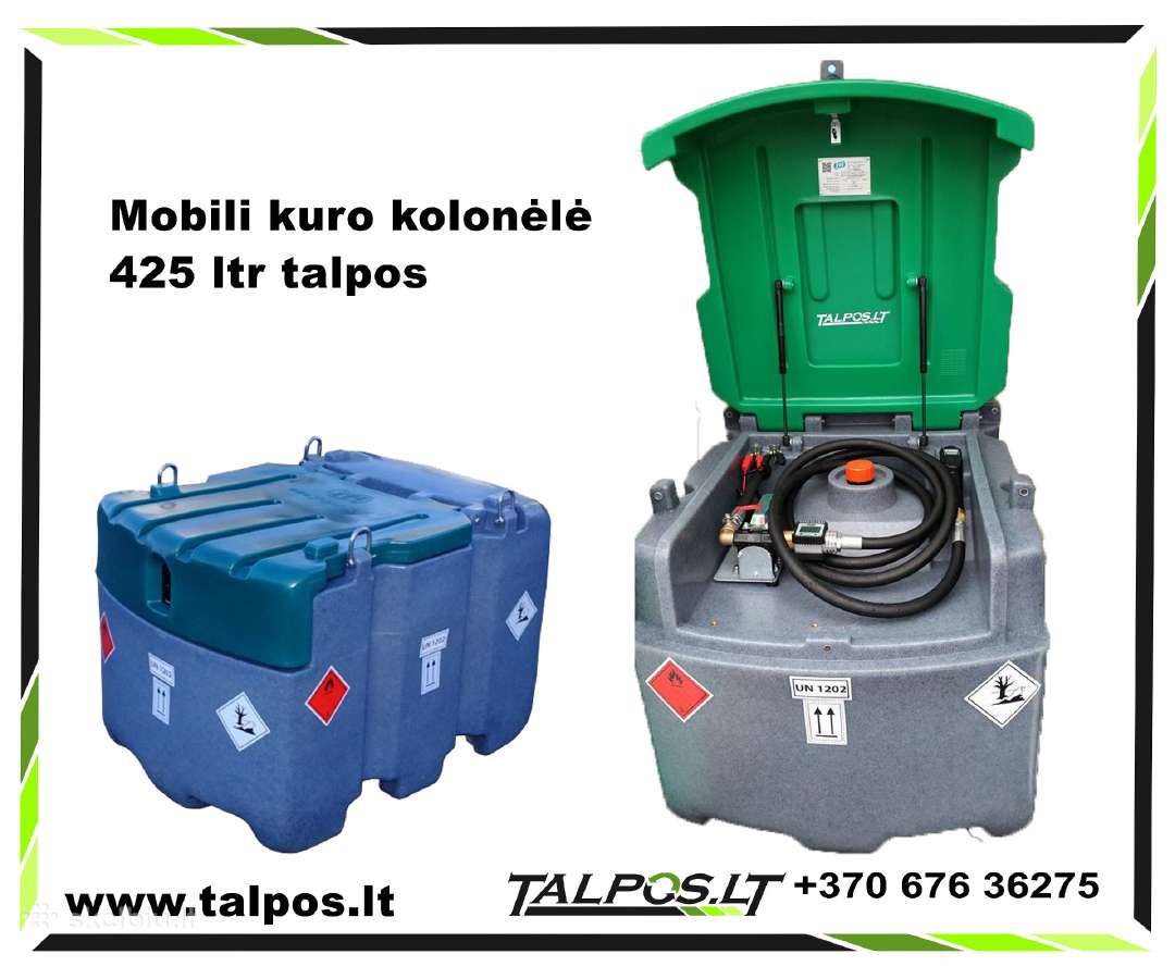 Kuro talpos, talpyklos: transportuojamos, mobilios - nuotraukos Nr. 9