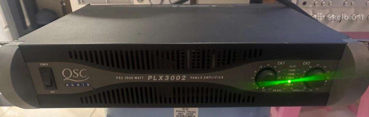 Qsc plx 3002 garso stiprintuvas