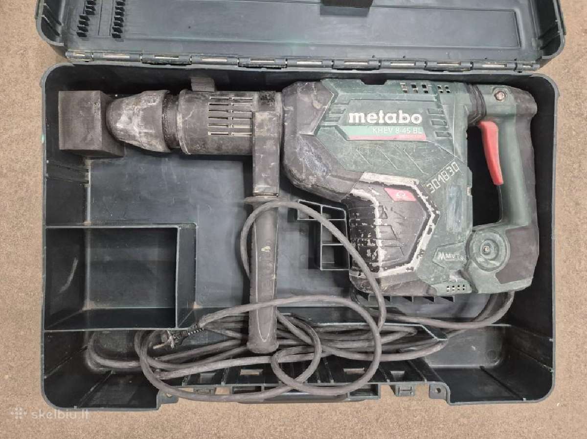 Sds Max perforatorius "Metabo Khev8-45bl"