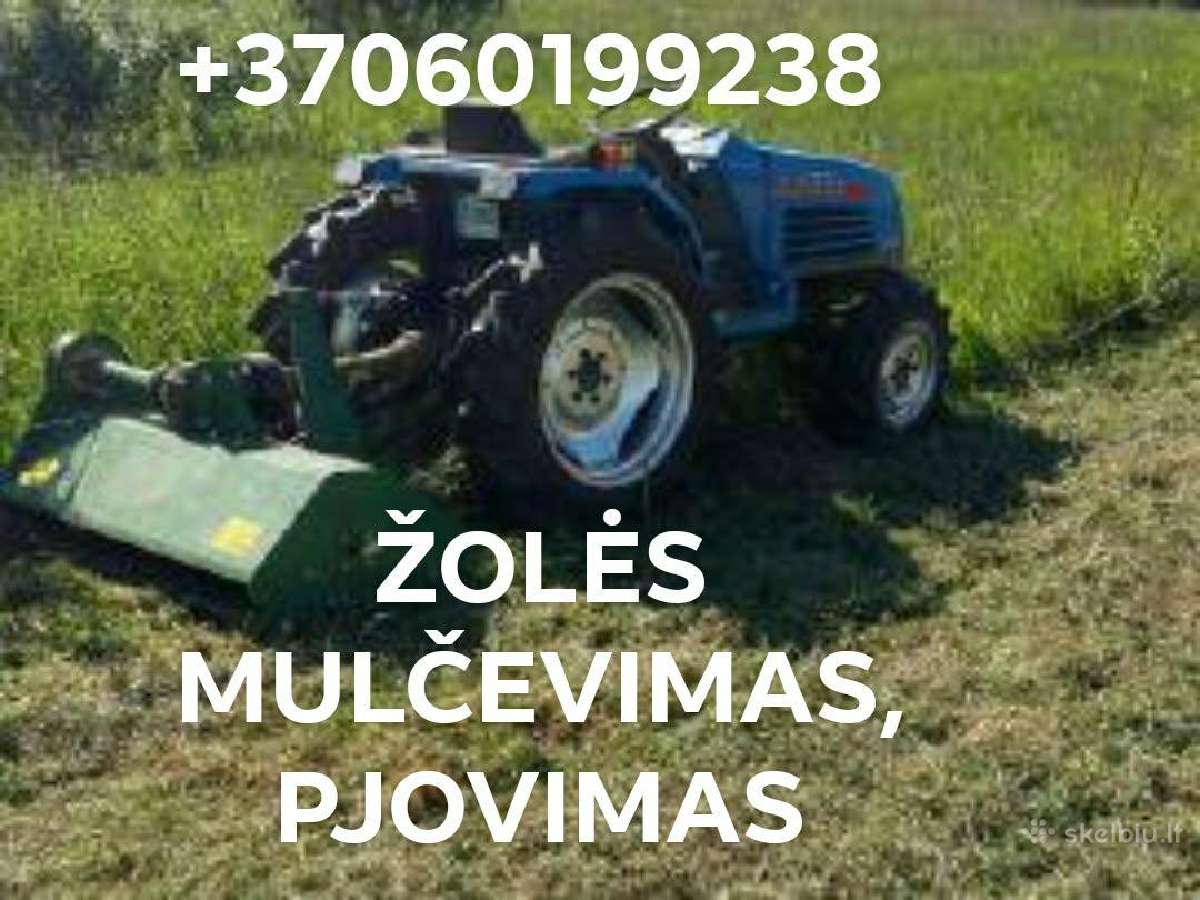 Žolės pjovimas,mulčevimas. Klaipėdos r.