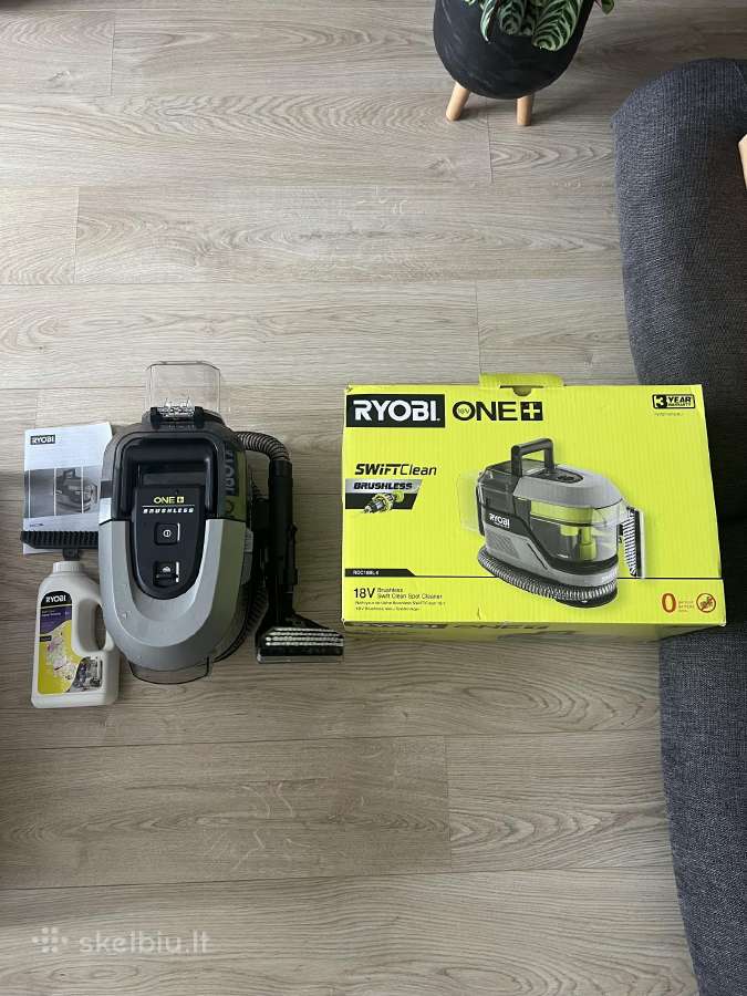 Ryobi dėmių cheminis akumuliatorinis siurblys