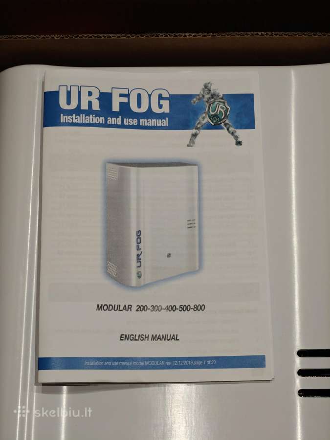 Rūko apsaugos sistema Ur Fog Modular 200 - nuotraukos Nr. 3