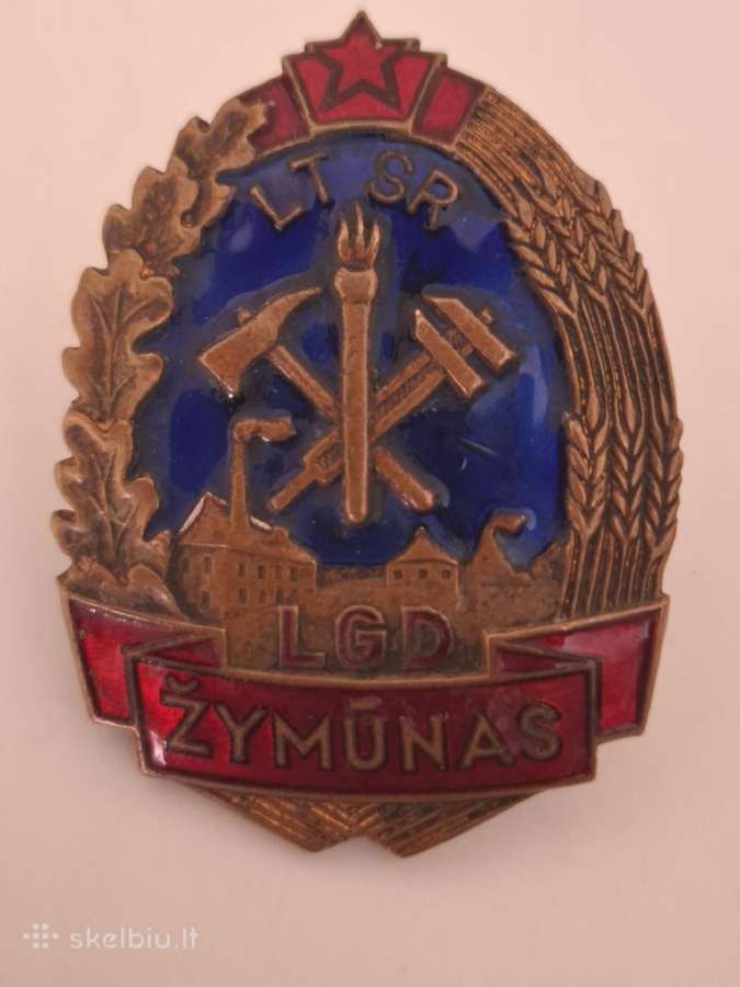 Lietuvos gaisrininkų draugijos ženklas (žymūnas) - nuotraukos Nr. 2