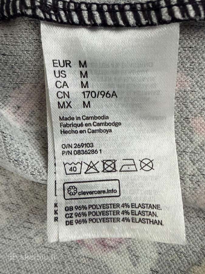 H&m moteriška juoda mini suknelė su gėlių raštu - nuotraukos Nr. 5