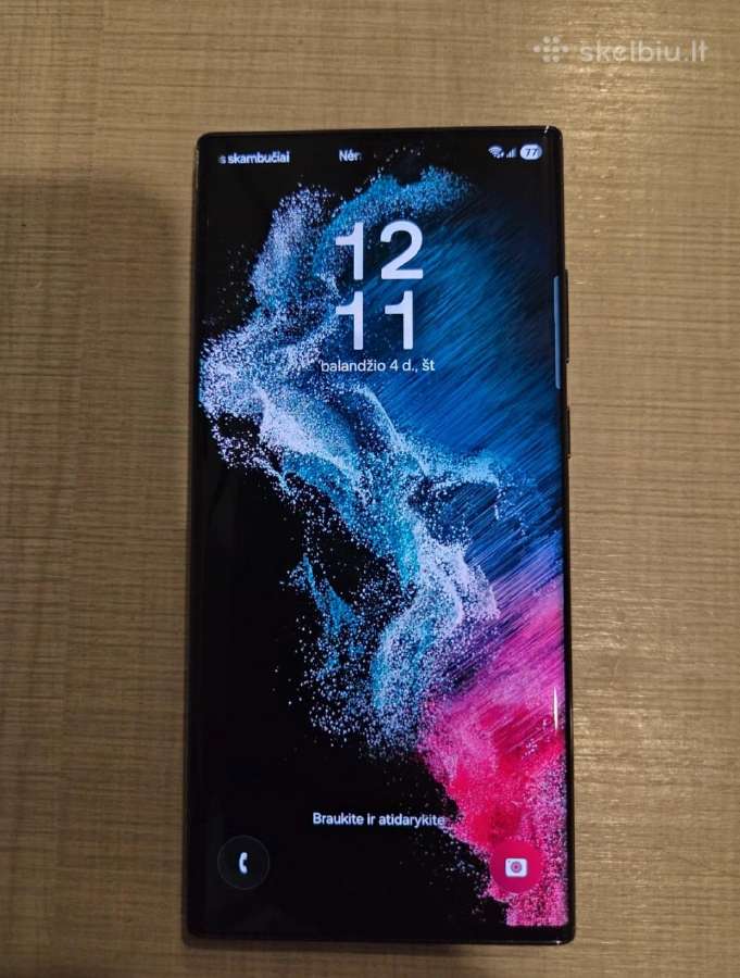 Puikios būklės Samsung S22 Ultra