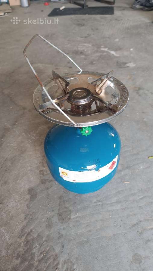 Duju balionelis su degikliu 4,8ltr tūrio.