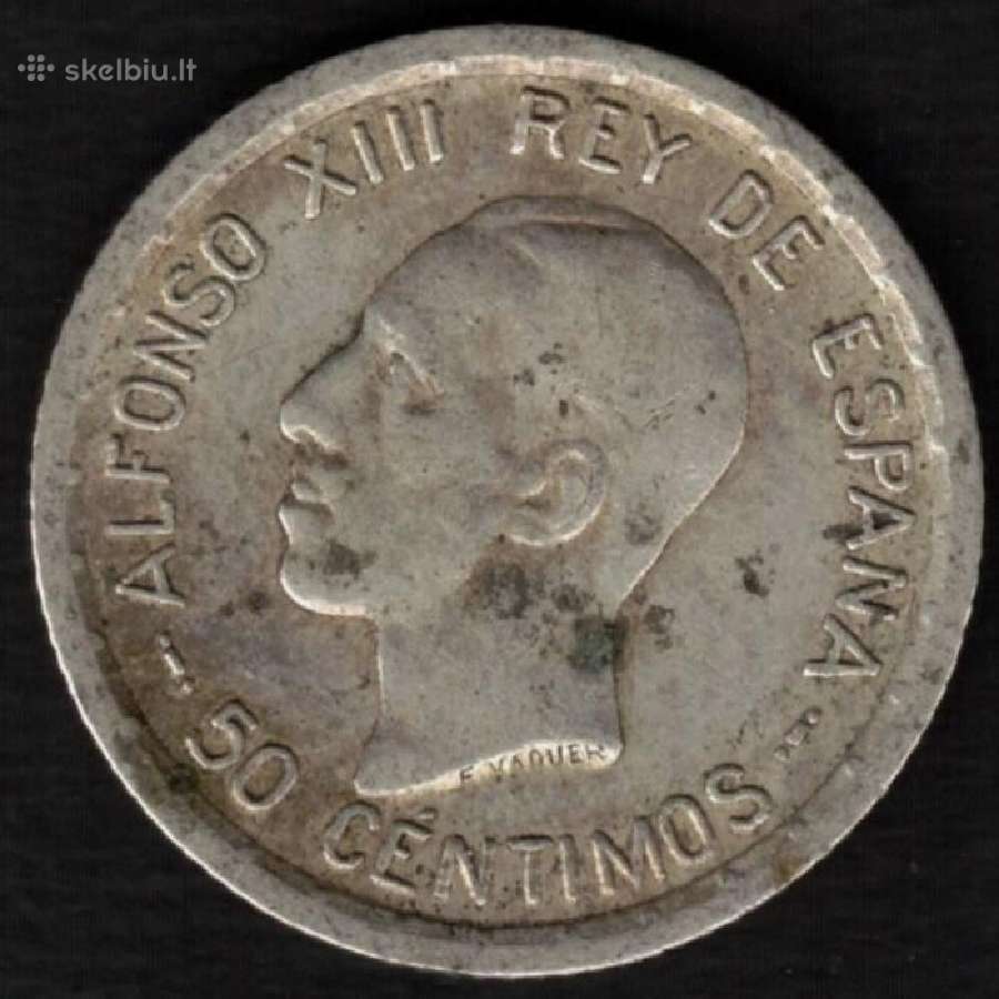 1926 Ispanija 50 sentimų