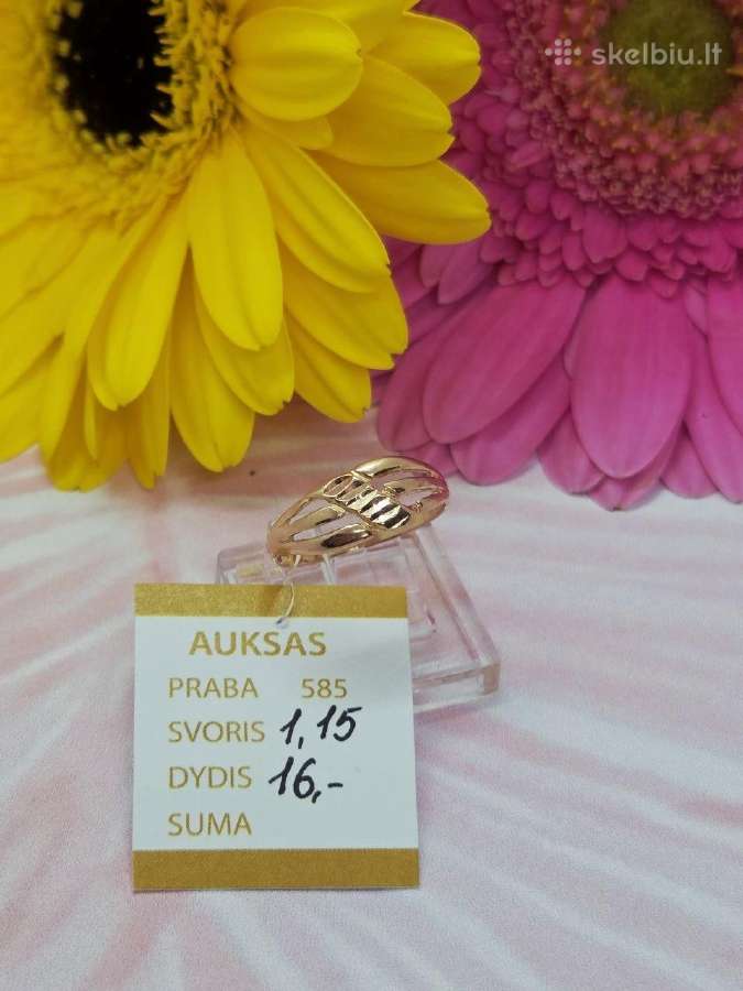 Aukso gaminių papildymas 585 praba - nuotraukos Nr. 9