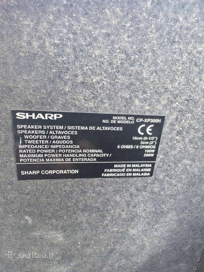 Kolonėlės sharp,jbsystem garsiakalbis - nuotraukos Nr. 2