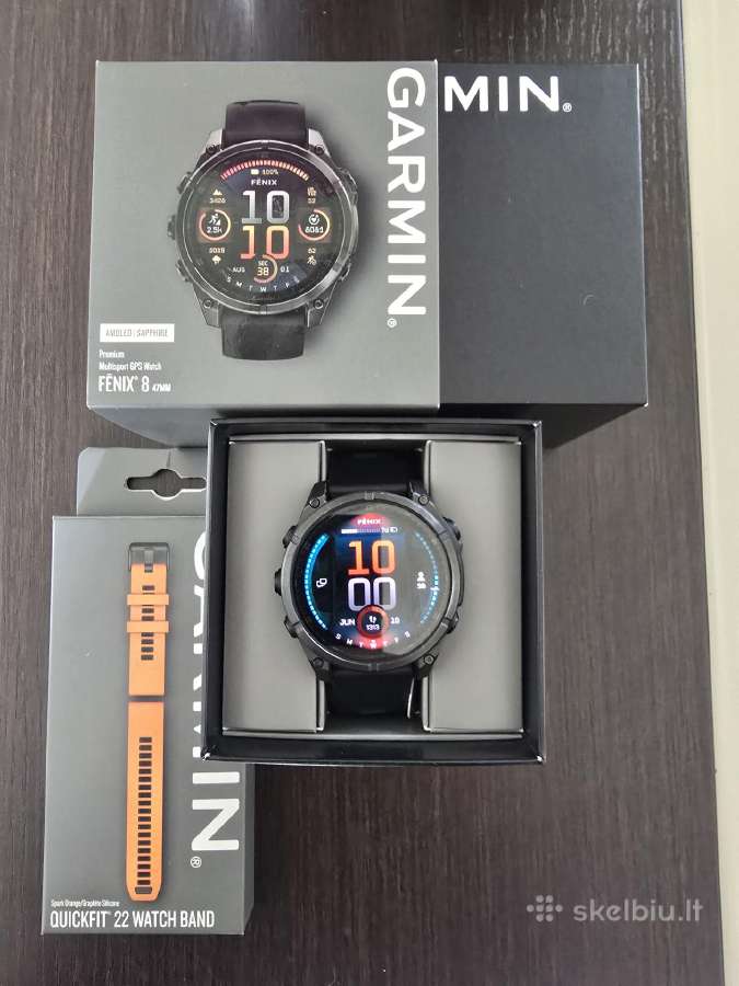 Garmin fenix 8 47mm Amoled sapphire